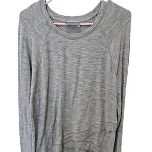 Women's Athleta Long Sleeve Hem Rap Light Sweater, Size Large